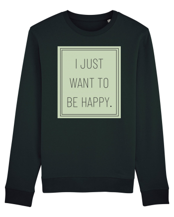 i jjust want to be happy Black