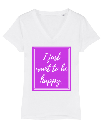 i just want to be happy White