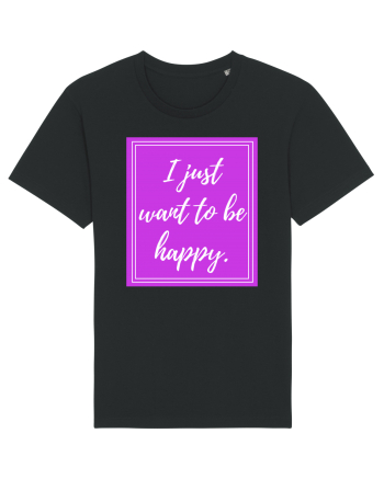 i just want to be happy Black