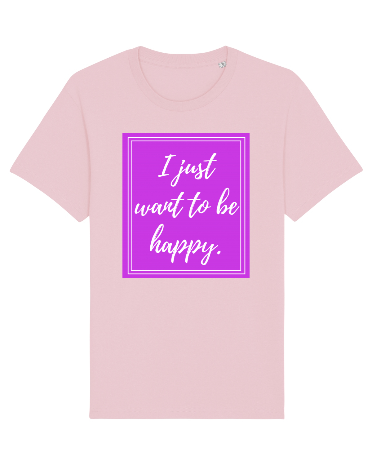 Tricou mânecă scurtă Unisex Rocker Cotton Pink
