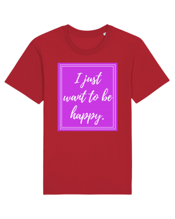 i just want to be happy Red