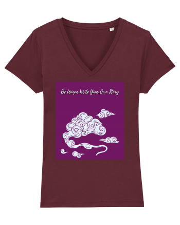be unique write your own story Burgundy