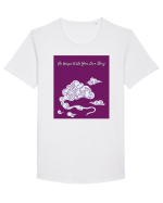 be unique write your own story Tricou mânecă scurtă guler larg Bărbat Skater