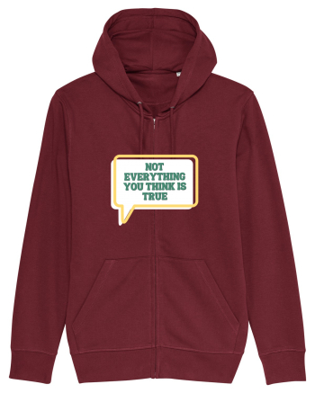 not everythink you think is true2 Burgundy