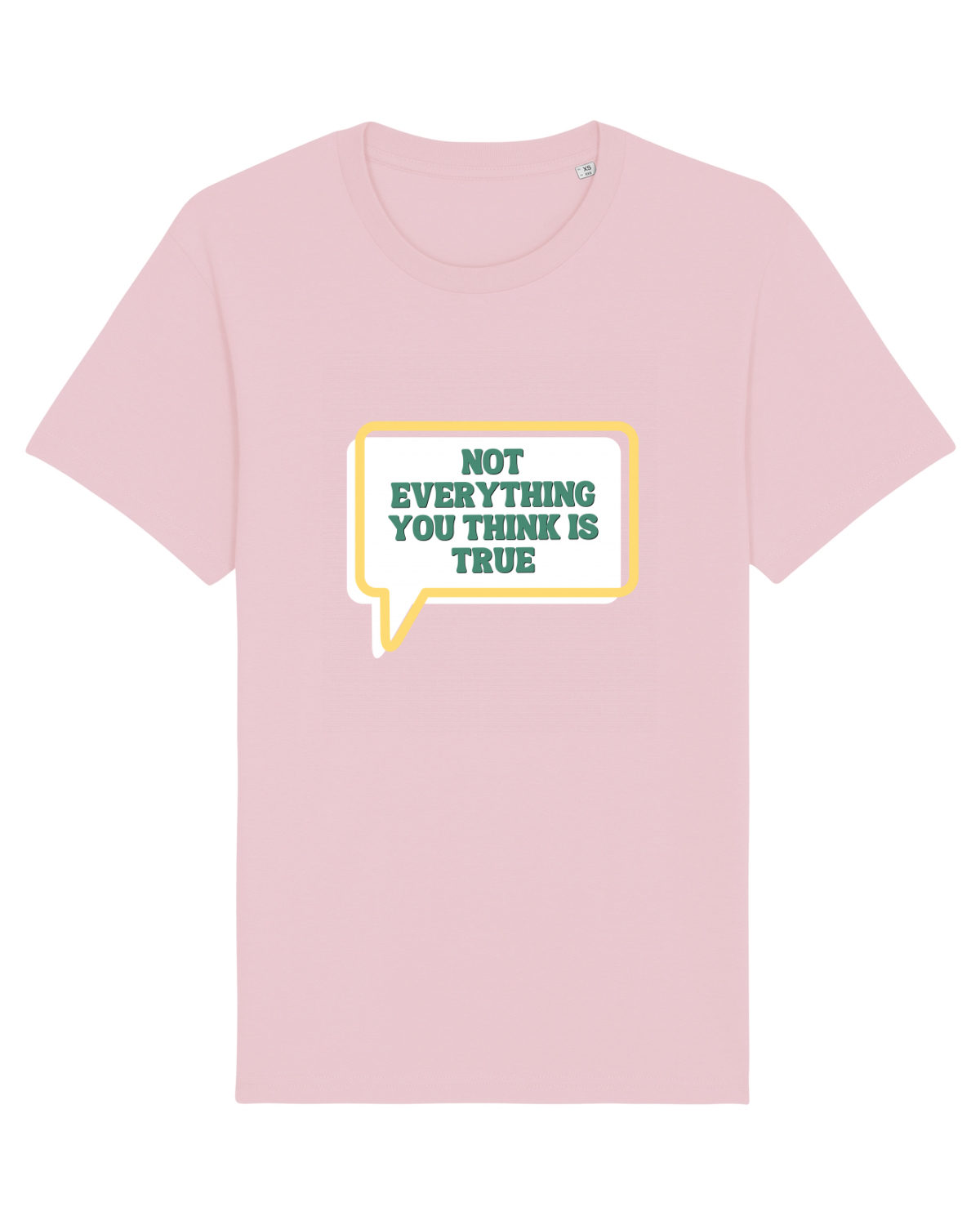 Tricou mânecă scurtă Unisex Rocker Cotton Pink