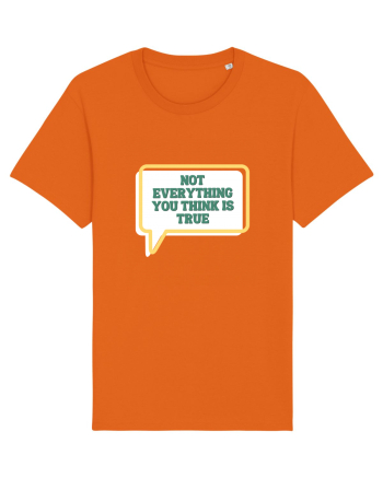 not everythink you think is true2 Bright Orange