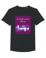 it will all work out in the end Tricou mânecă scurtă guler larg Bărbat Skater