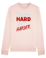 Train hard Hit harder Bluză mânecă lungă Unisex Rise