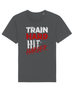 Train hard Hit harder Tricou mânecă scurtă Unisex Rocker