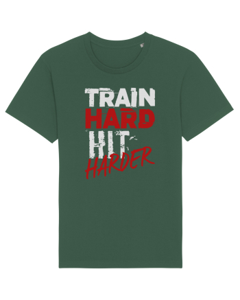 Train hard Hit harder Bottle Green