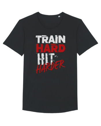 Train hard Hit harder Black