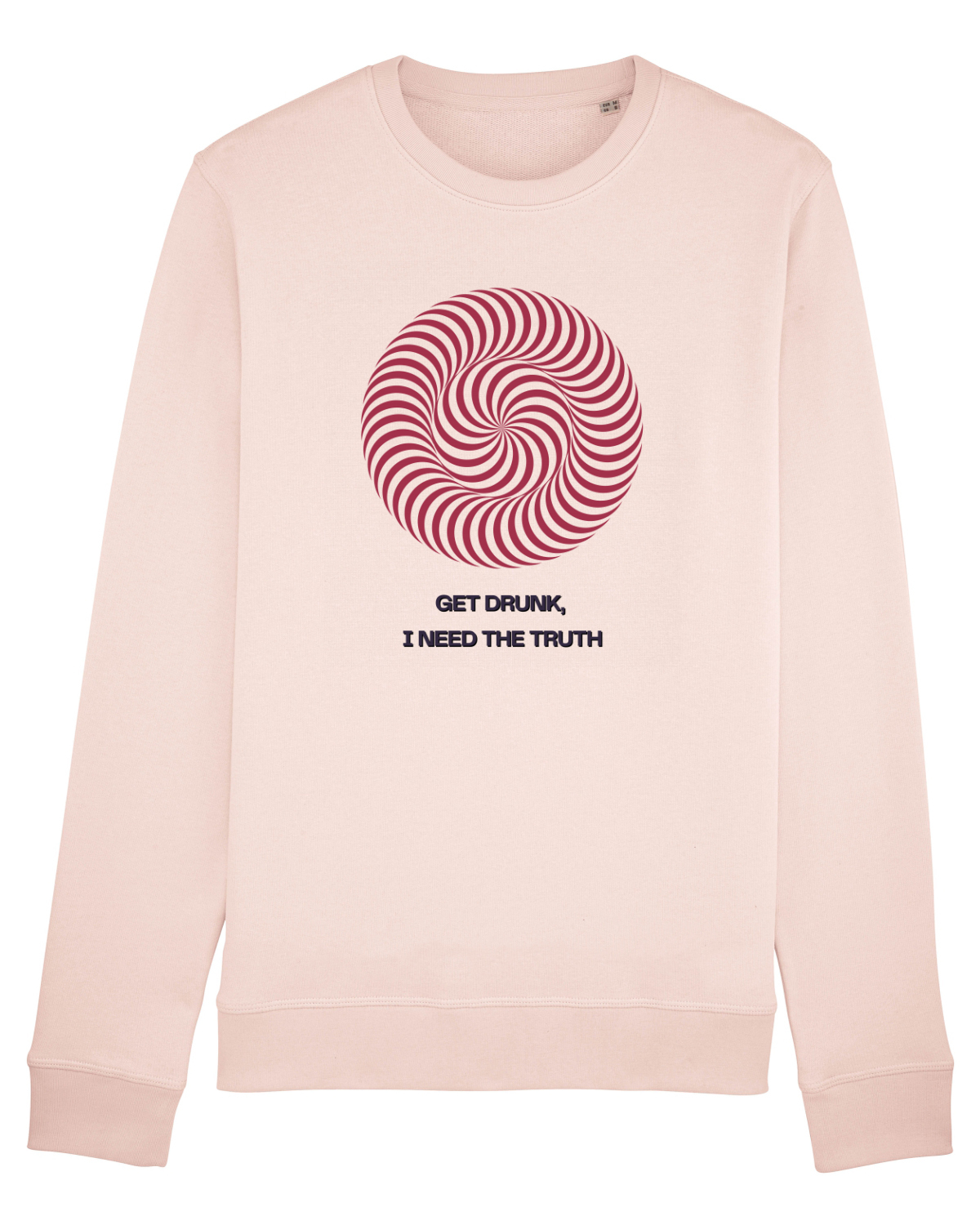 Bluză mânecă lungă Unisex Rise Candy Pink