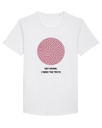 get drunk, i need the truth Tricou mânecă scurtă guler larg Bărbat Skater