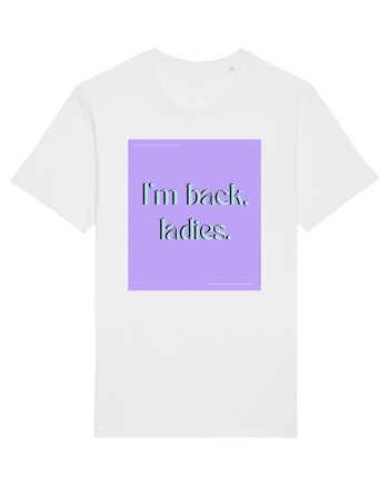 i m back ladies White