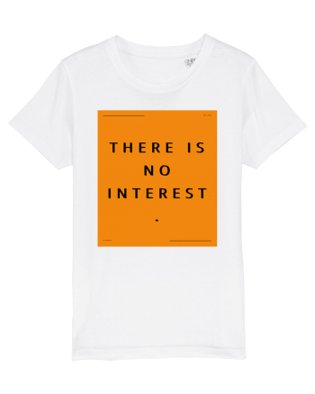 there is no interest White