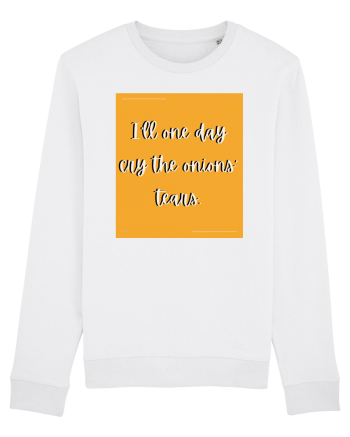 i ll one day cry the onions tears White