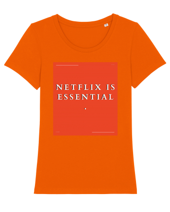 netflix is essential Bright Orange