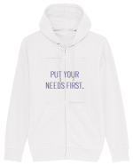 put your needs first Hanorac cu fermoar Unisex Connector