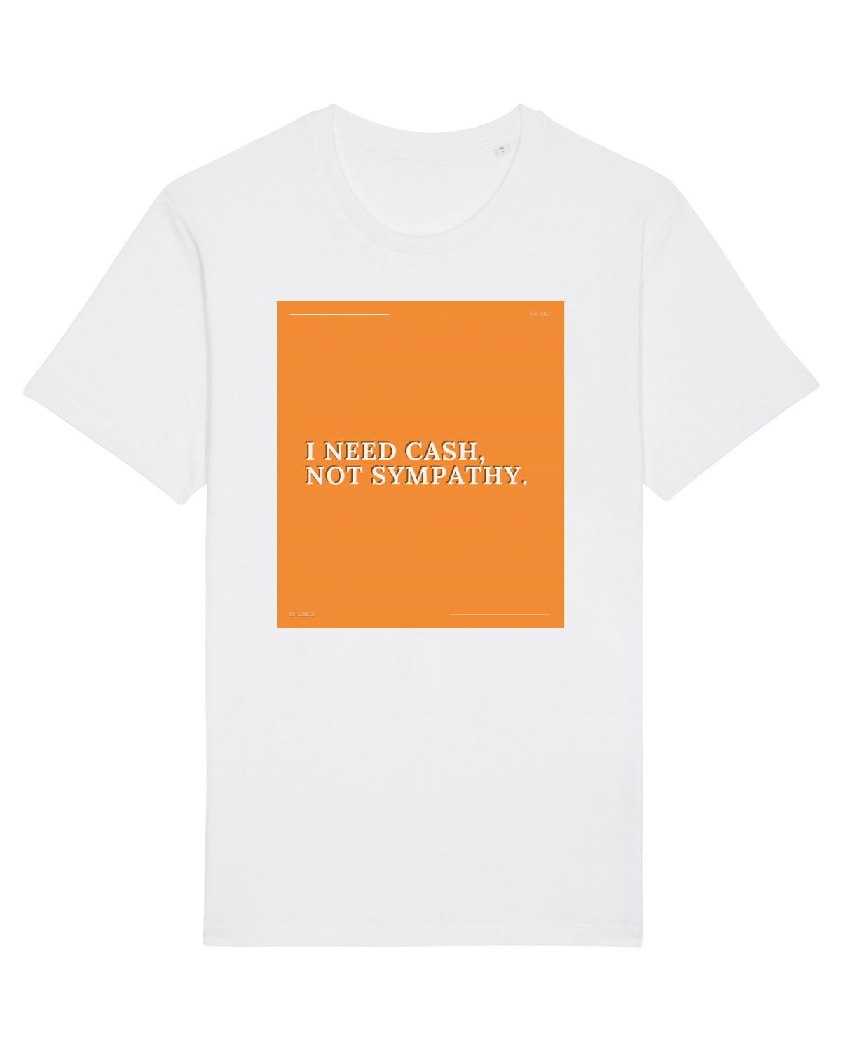 Tricou mânecă scurtă Unisex Rocker White