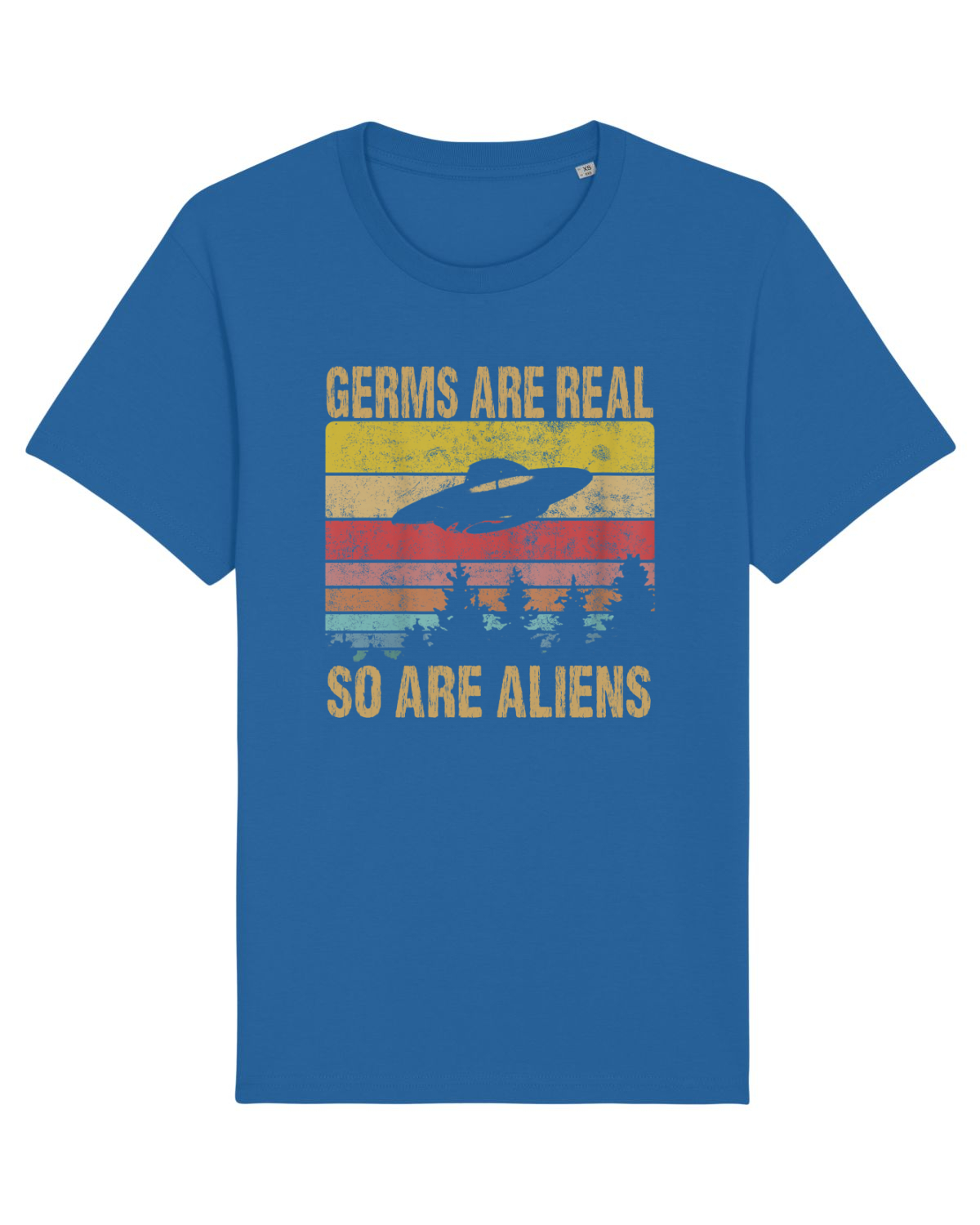 Tricou mânecă scurtă Unisex Rocker Royal Blue