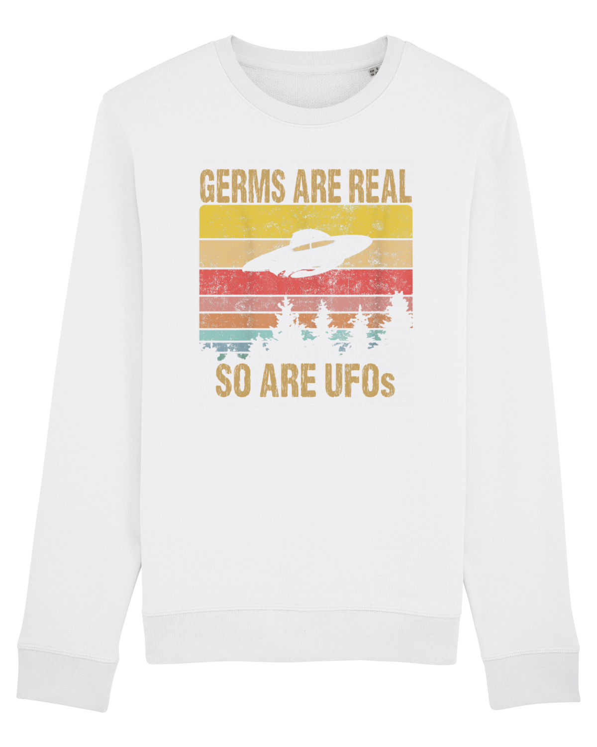 Bluză mânecă lungă Unisex Rise White