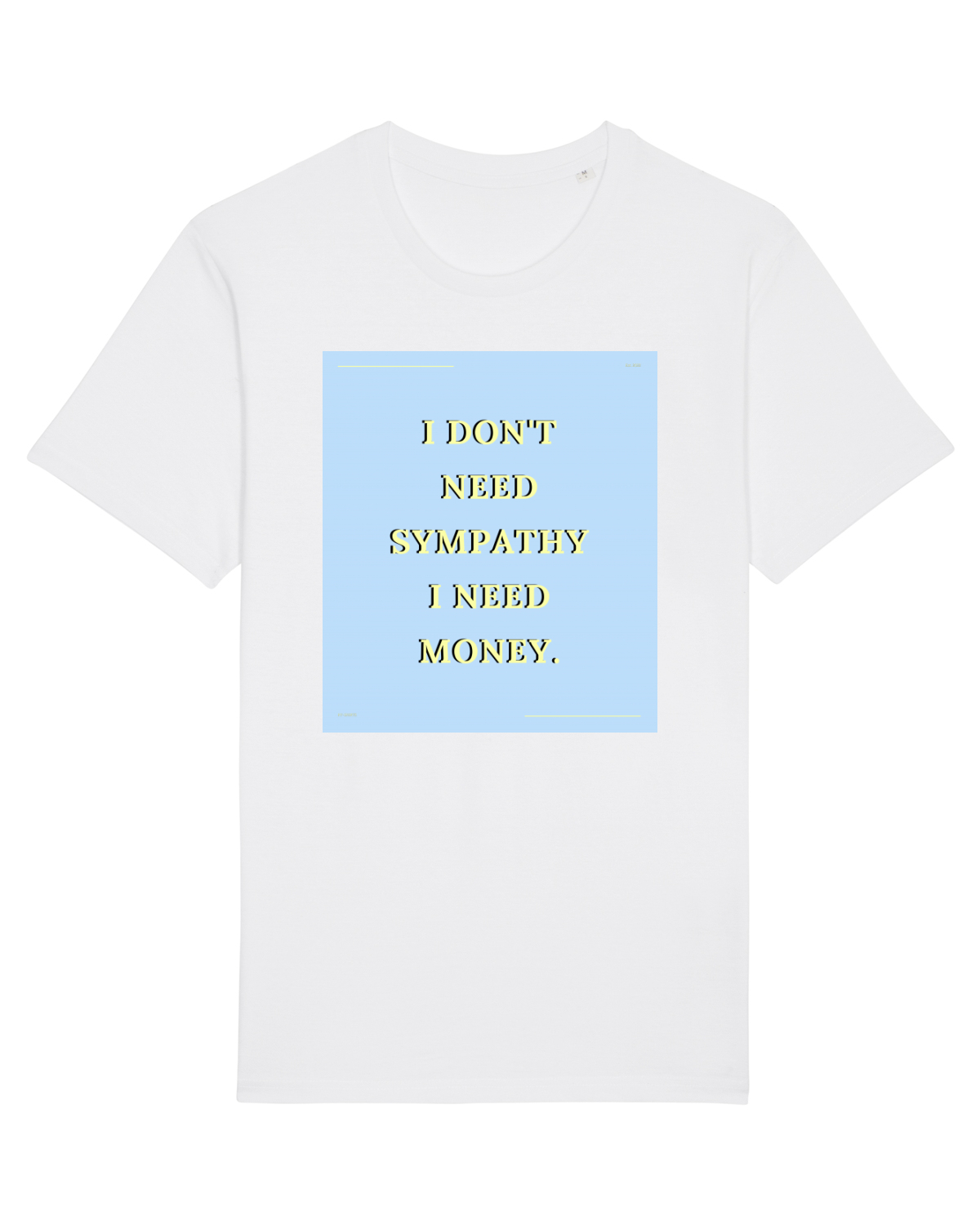 Tricou mânecă scurtă Unisex Rocker White
