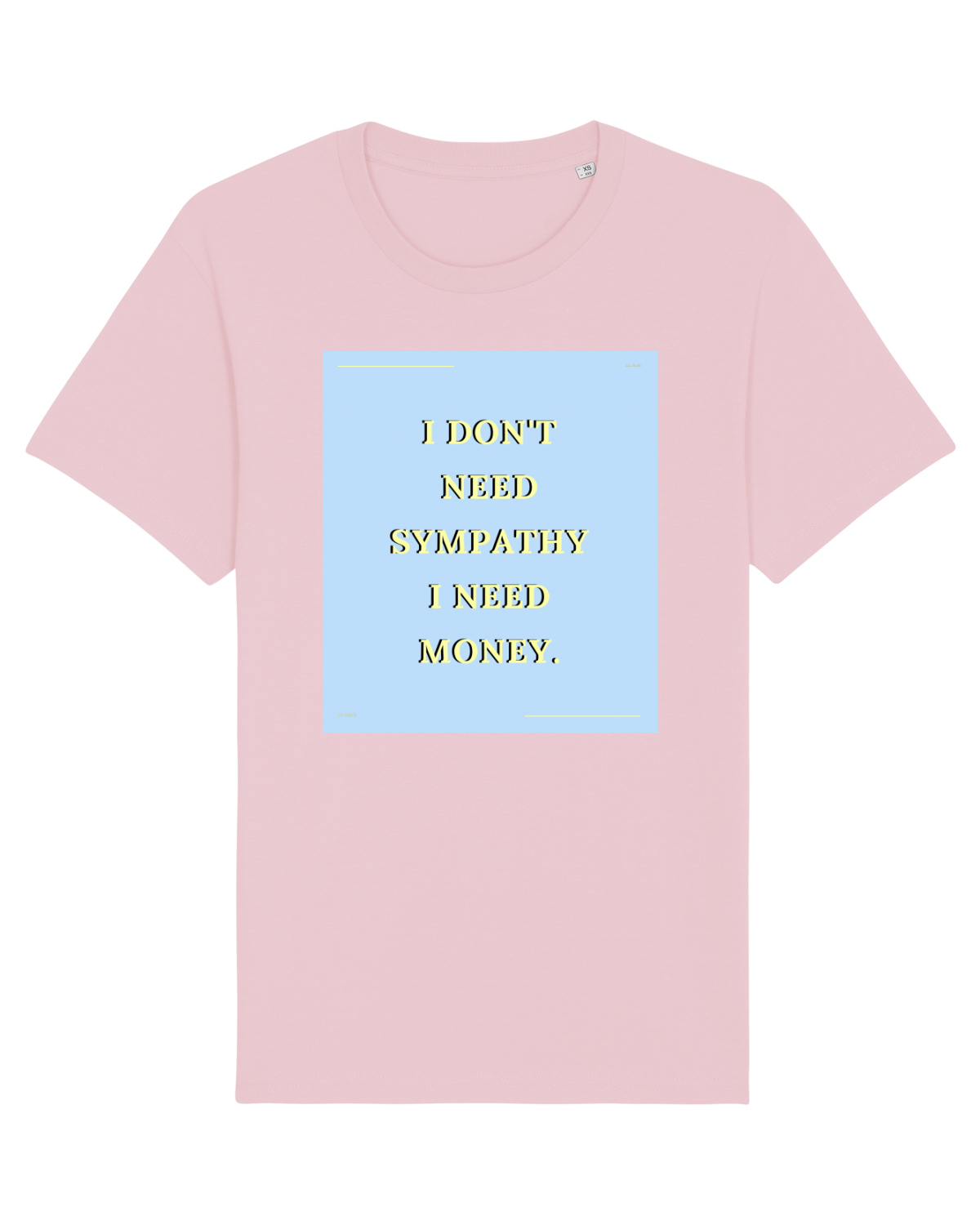 Tricou mânecă scurtă Unisex Rocker Cotton Pink