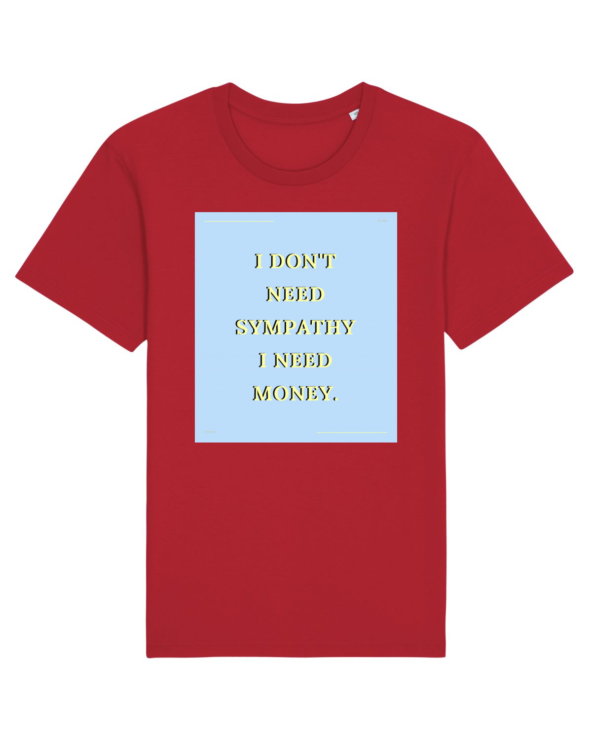 Tricou mânecă scurtă Unisex Rocker Red