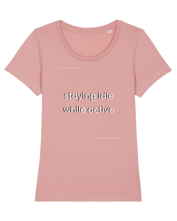 staying idle while active Canyon Pink