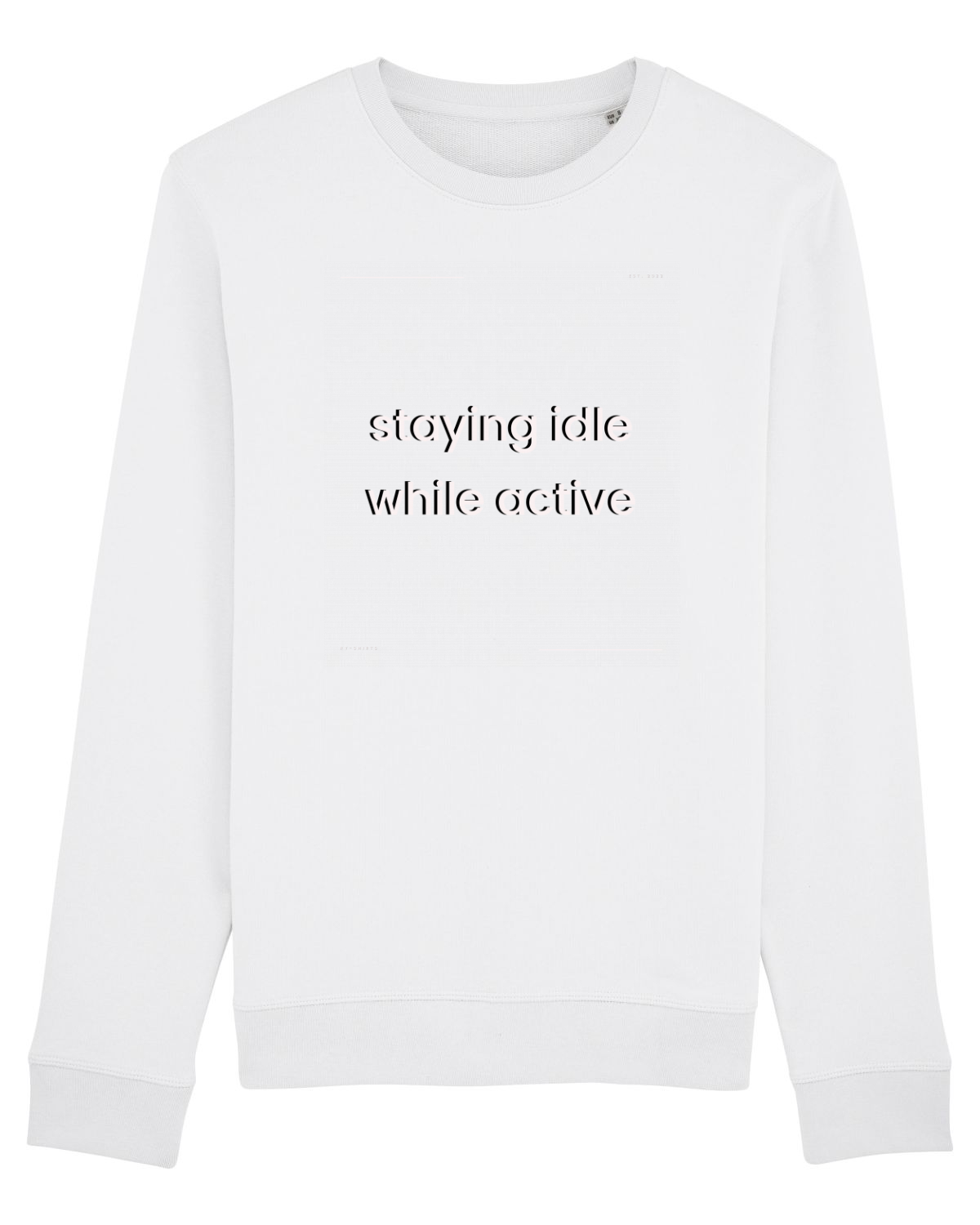 Bluză mânecă lungă Unisex Rise White