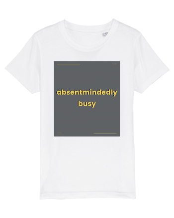 absentmindedely busy White