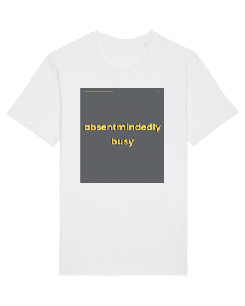 absentmindedely busy White