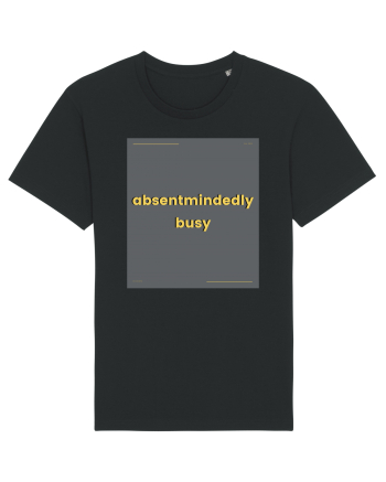 absentmindedely busy Black
