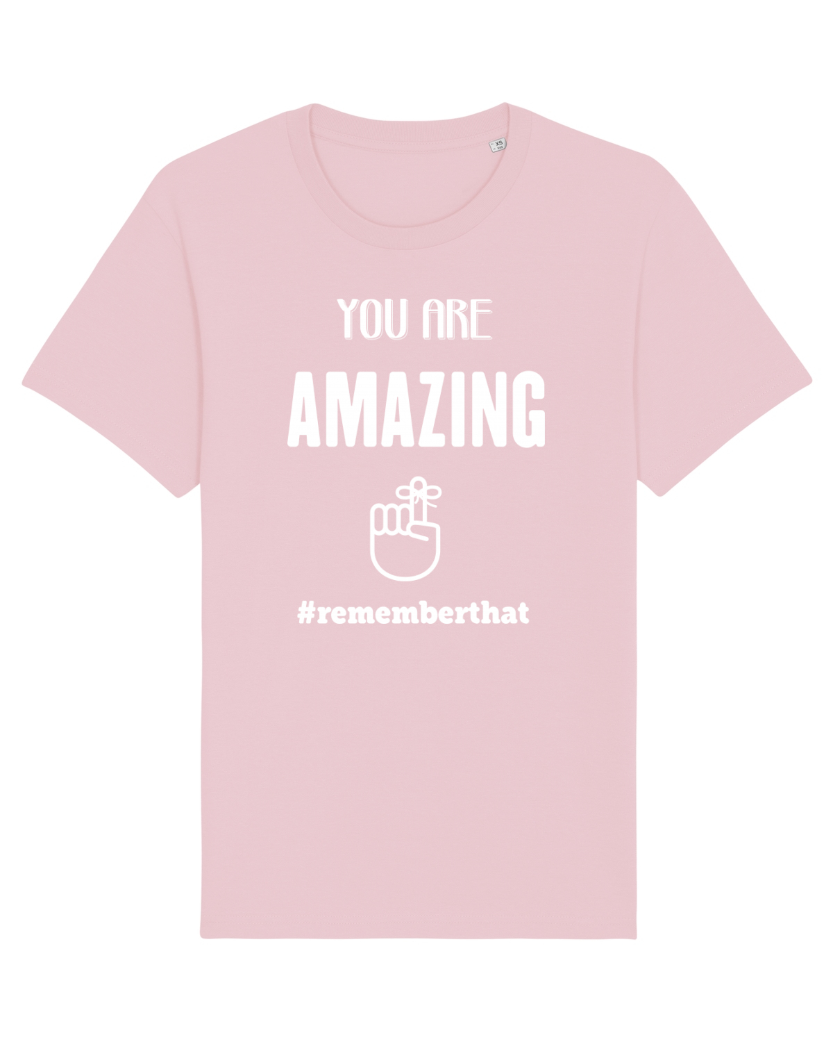 Tricou mânecă scurtă Unisex Rocker Cotton Pink