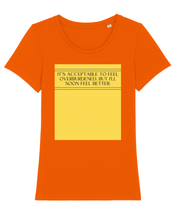 it s acceptable  Bright Orange