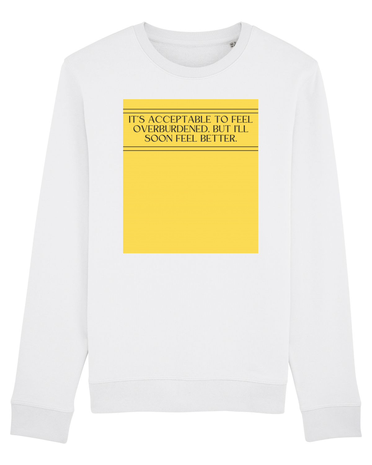 Bluză mânecă lungă Unisex Rise White