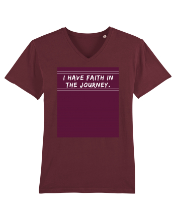 i have faith in the journey Burgundy