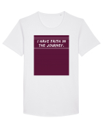 i have faith in the journey Tricou mânecă scurtă guler larg Bărbat Skater