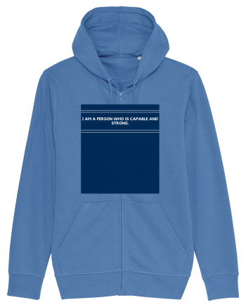 i am a person who is capable and strong Bright Blue