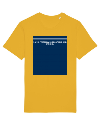 i am a person who is capable and strong Spectra Yellow