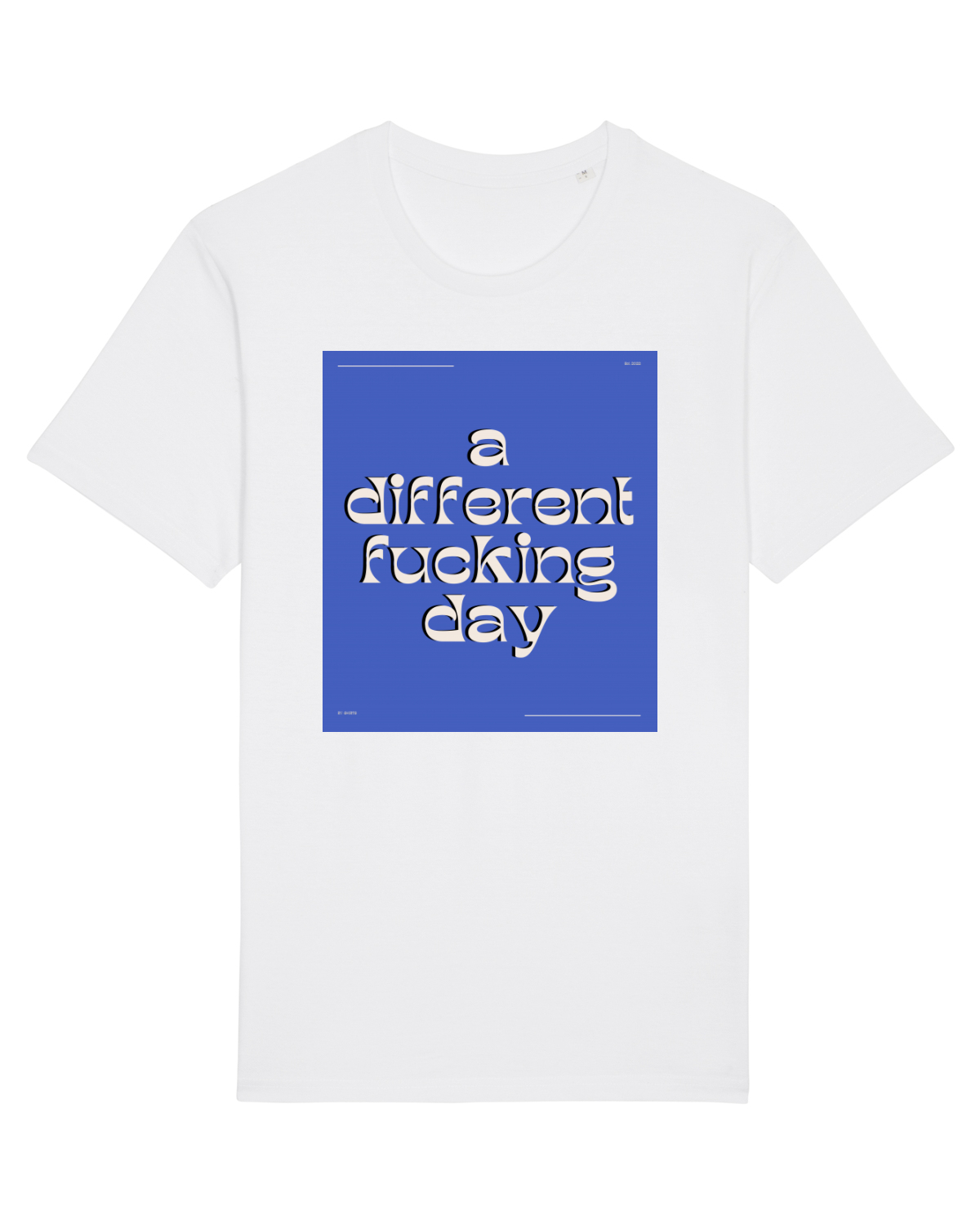 Tricou mânecă scurtă Unisex Rocker White