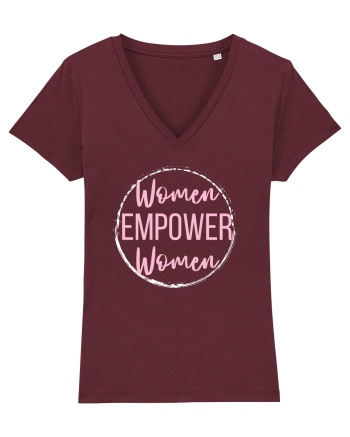 Women empower women Burgundy