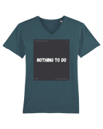 nothing to do2 Tricou mânecă scurtă guler V Bărbat Presenter