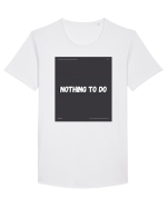 nothing to do2 Tricou mânecă scurtă guler larg Bărbat Skater