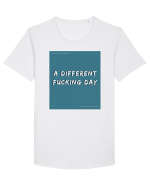 a different fucking day3 Tricou mânecă scurtă guler larg Bărbat Skater