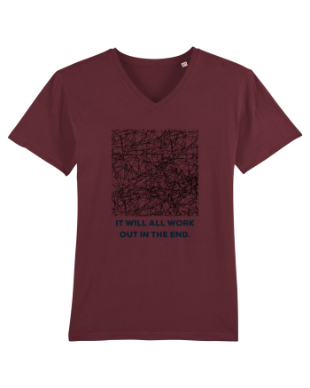 it will all work out in the end2 Burgundy