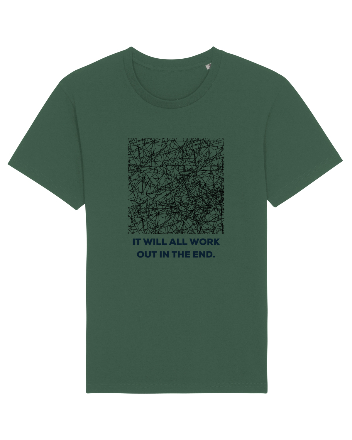 Tricou mânecă scurtă Unisex Rocker Bottle Green