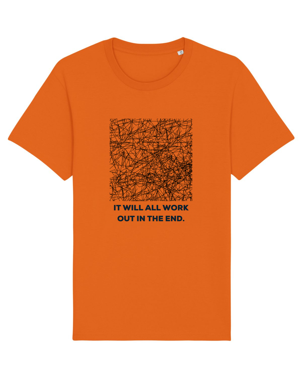 Tricou mânecă scurtă Unisex Rocker Bright Orange