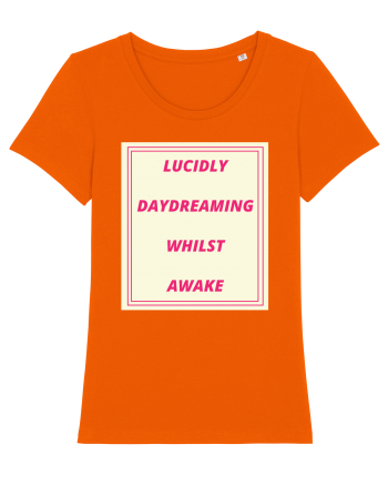 lucicly daydreaming whilst awake Bright Orange
