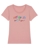 First Grade Tricou mânecă scurtă guler larg fitted Damă Expresser
